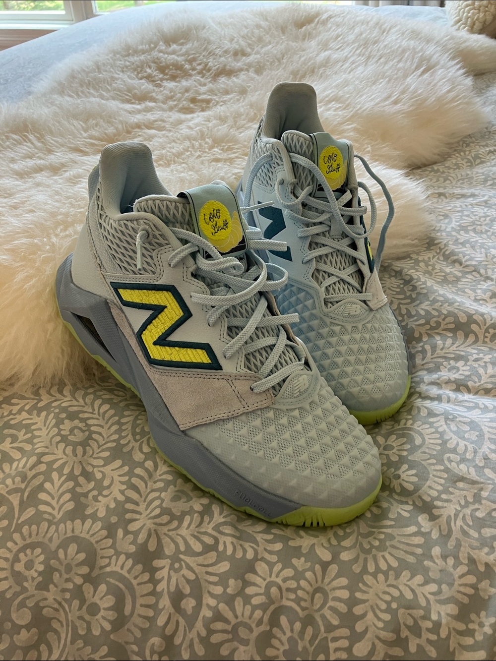 New Balance Womens Tennis Shoes Coco Gauff Blue Sneakers size 9 1/2 wide